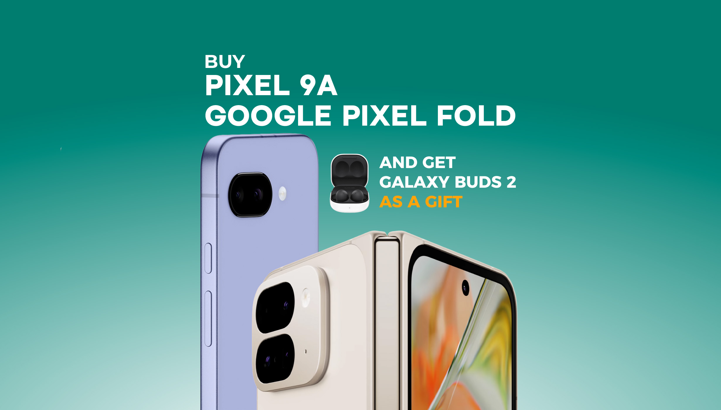 Google Pixel 9A and GIFT