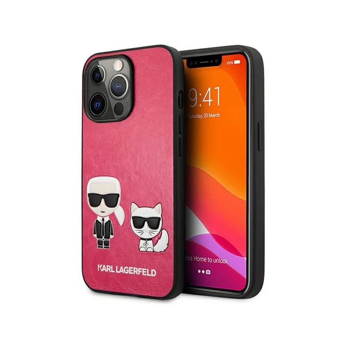 Case iPhone 13 pro Karl Lagerfeld Saffiano Embossed