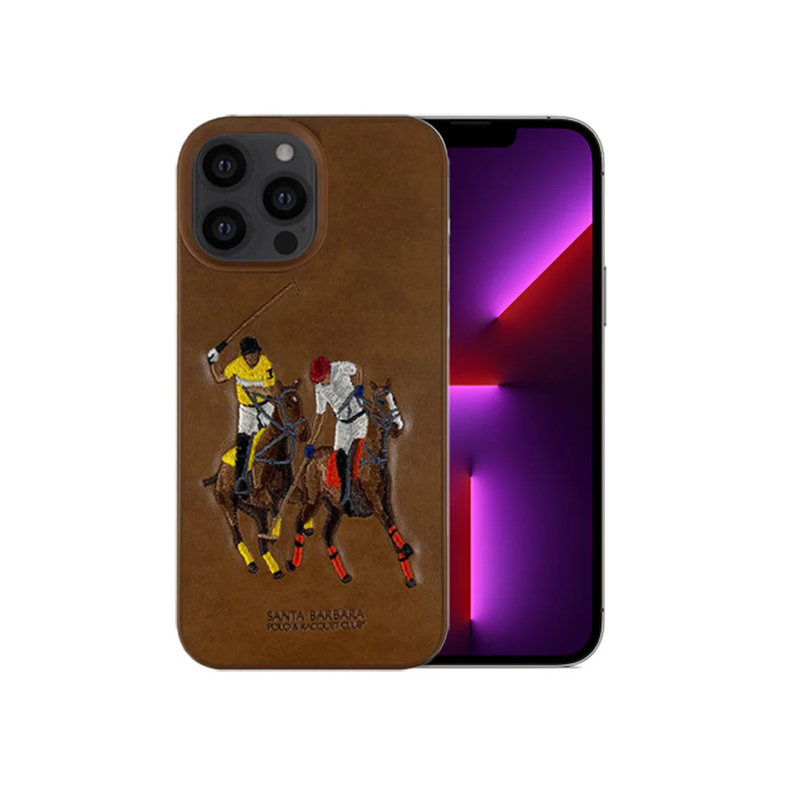 Case Santa Barbara & Polo Racquet Club Jocket Series Leather Case for iPhone 14 Pro Max