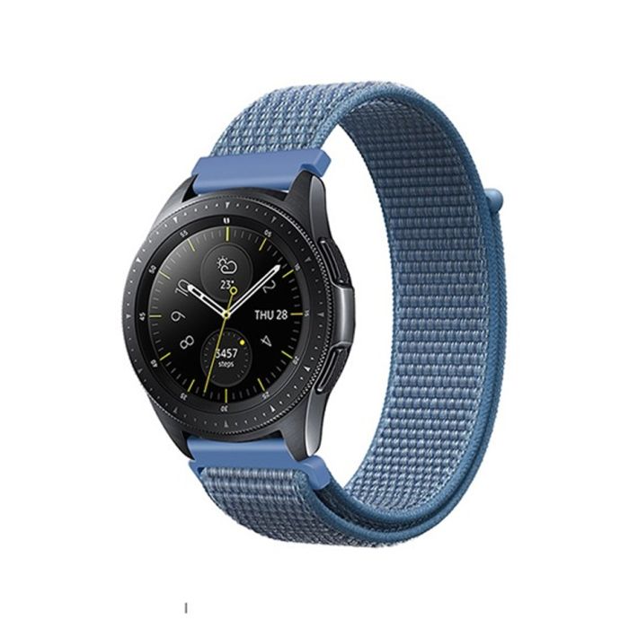 CoteetCi Magic Tape Nylon Watch Band S3-Blue