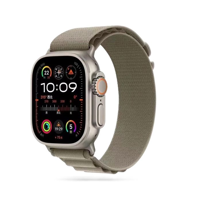 StopTime Sleeve Alpine Loop Watch Band 42/44/45 -Grey 49mm