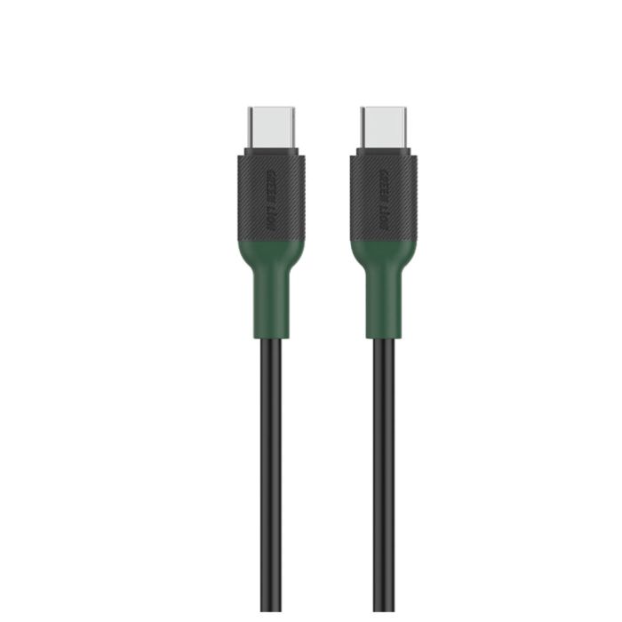 Charging cord Green Type-C to Type-C 1M 60W GNCPCTYC1MWH/BK Black