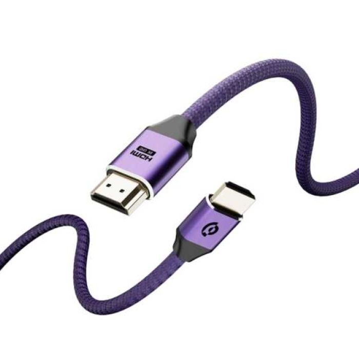 Cable HDMI to HDMI 8K Powerology 3M Light Purple