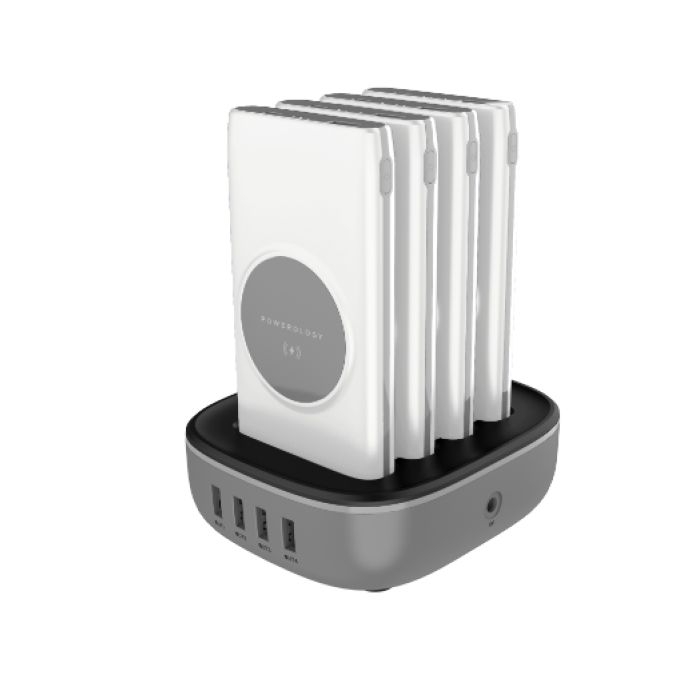 Power bank PG Station 4in1 Wireless 10000mAh 20W White