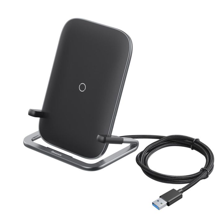 Charger Baseus Rib wireless charger 15W Black