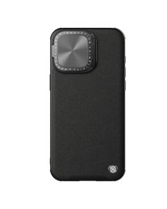 Պատյան iPhone 15 pro Nilkin Leather Prop Magnetic Camshield stand BK