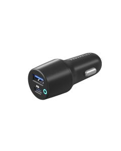 Մեեքնայի լիցքավորիչ Powerology 38W Dual Output Ultra-Quick Car Charger
