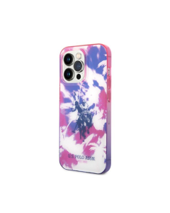 U.S. Polo PC/TPU Dye Palm Doulble Horse logo Hard for iPhone 14 Pro