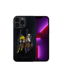 Case Santa Barbara & Polo Racquet Club Jocket Series Leather Case for iPhone 14 Pro