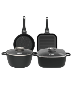 Թավաների հավաքածու WINNING STAR Die-Cast Alu Alloy Non-Stick Pan Cookware Set ST-5209