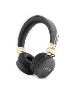 Guess Wireless Headphones 4G PU Leather Metal Logo 
