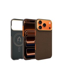 Պատյան iPhone 17 Pro Max A-Case It's My Case Desen Aramid Magsafe Fiber 