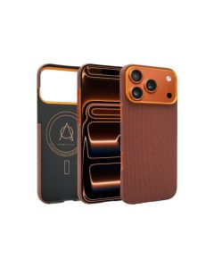 Պատյան iPhone 17 Pro A-Case It's My Case Desen Aramid Magsafe Fiber Black