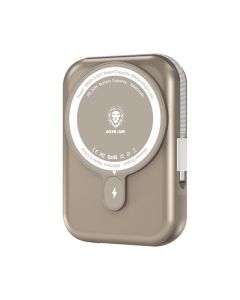 Արտաքին մարտկոց Green 10.000mAh Monaco Magsafe Titanium Gold