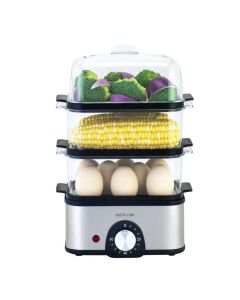 Շոգեխաշող սարք Green Lion 3-Tier Egg Cooker 500w Grey GN3TREGGCKGY
