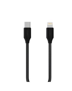 Charging cord Green Durable and Fast Charging: Braided Type-C to Lightning Cable 1.2m 2A GNBCTCTLGBK