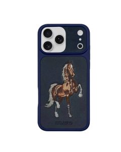 Պատյան iPhone 17 Pro Polo & Racquet Santa Barbara Leather BorisEmbroidery