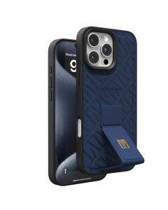 Պատյան iPhone 16 Pro Max Levelo Morphix Cuero Gripstand