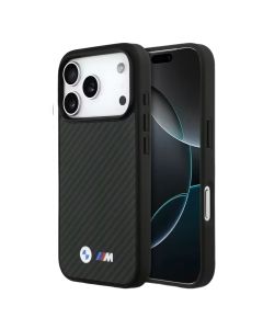 Պատյան iPhone 17 Pro Max BMW Magsafe Kevlar Metal Logo BK