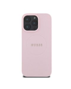 Պատյան iPhone 16 Pro Max Guess Magsafe Saffiano PU Hard Peony Classic Logo 