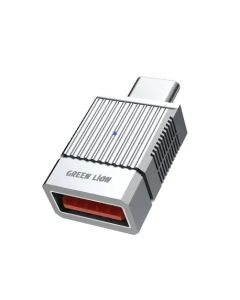 Փոխադրիչ Green Lion 2in1 OTG USB-A to USB-C Gray GN2N1OTCTAGY