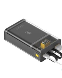 Power bank  Green 20000mAh 20W Integrated Transparent