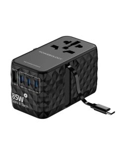 Լիցքավորիչ Powerology 85W X3 Type-C Port X1 USB A 15W PWCUQC026WH