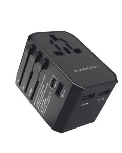Լիցքավորիչ Powerology Uni Multi-port Travel Charger 45W P45PDUTVBK