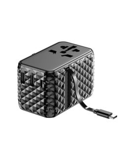 Լիցքավորիչ Powerology Universal PD 20W Type-C &2X UXB 15W PWCUQC028-BK