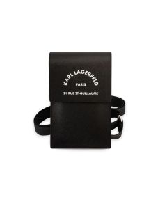Karl Lagerfeld Saffiano Rue Saint Guillaume Wallet Phone Bag