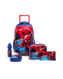 Spider Man Trolly Scholl Bag 5in1 
