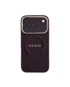 Պատյան iPhone 18 Pro Max Guess MagSafe Saffiano Peony & Ring 