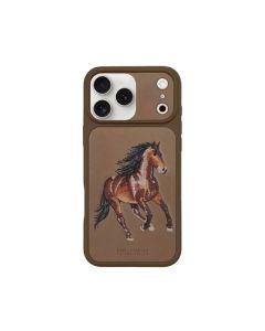 Պատյան iPhone 17 Pro Polo & Racquet Santa Barbara Leather BorisEmbroidery