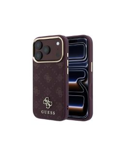 Պատյան iPhone 18 Pro Max Guess Magsafe Peony 4G Hard Small Logo 