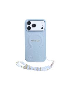 Պատյան iPhone 18 Pro Max Saffiano Hard Case with Peony Ring Stand & Pearl Strap