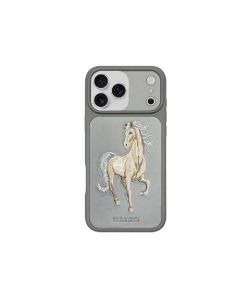 Պատյան iPhone 17 Pro Max Santa Barbara Polo & Racquet Club Boris Series Case Elegant Horse Embroidery Design