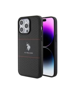 Պատյան U.S.Polo Assn. PU HS Pattern DH Stripe Hard Case for iPhone 14 Pro