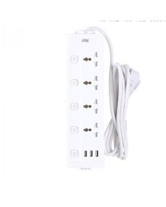 Երկարացման լար WINNING STAR Power Socket 4 Way 4/ USB ST-4032