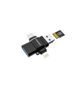 Փոխադրիչ Porodo 4in1 Memory Caed Reader PDETK09