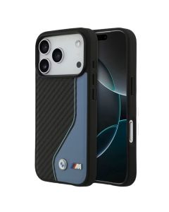 Պատյան iPhone 17 Pro Max BMW PU Leather Carbon Col Line Stitch 