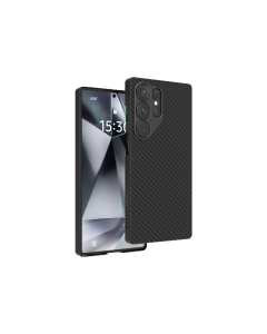 Պատյան Levelo Sergei 1500D Kevlar Fiber Case For Samsung S25 Ultra LVL-SERG-S25U-BK