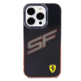 Case iPhone 15 pro Ferrari SF Initials Transparent