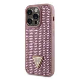 Case iPhone 15 pro Guess Rhinestone Triangle