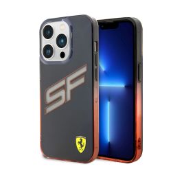 Case iPhone 15 pro max Ferrari SF Initials Transparent