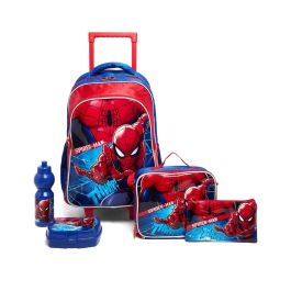 School bag Spider Man Trolly Scholl Bag 5in1