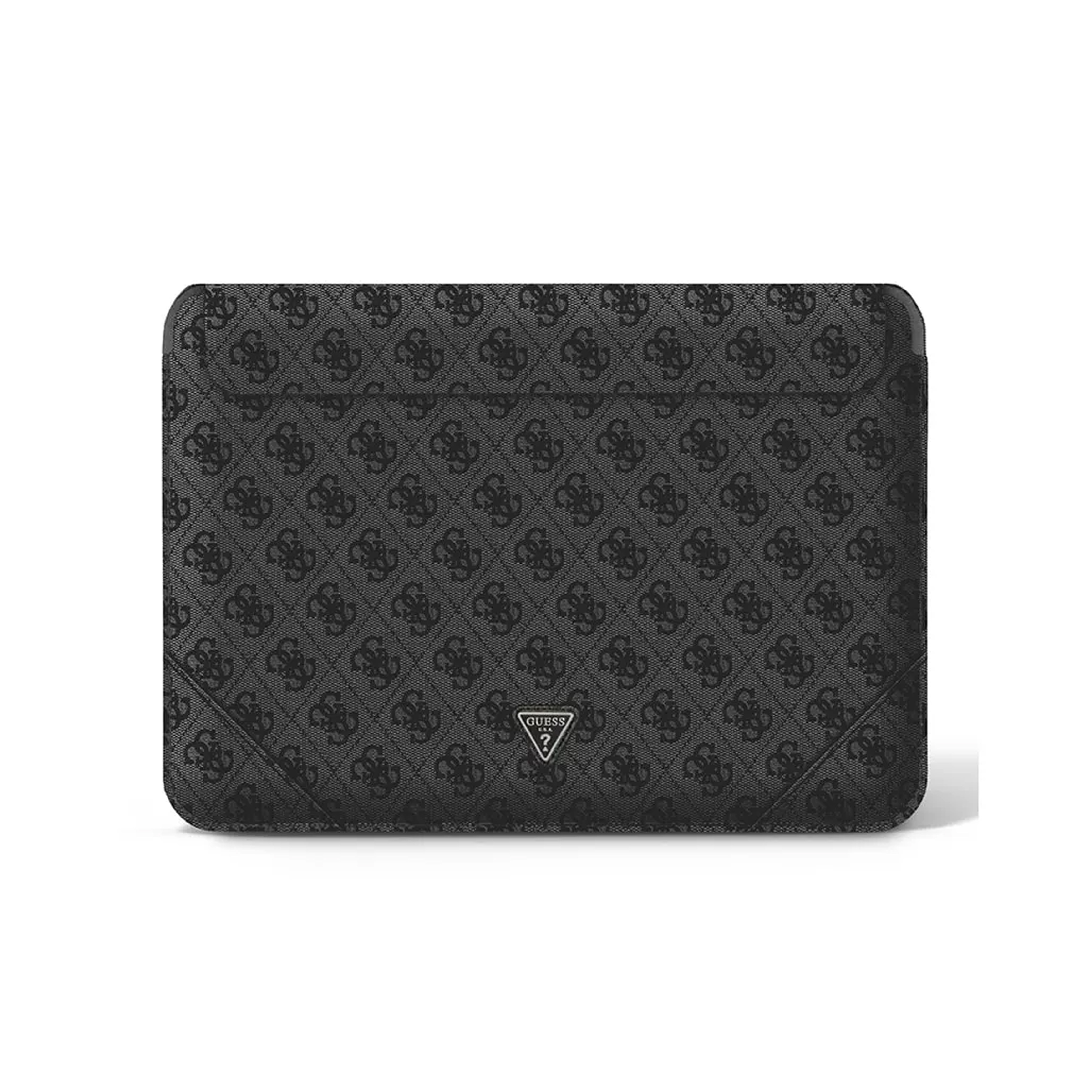 Guess Uptown PU Computer Sleeve with Metal Triangle Logo 16 Protection Bag for MacBook Laptop up to 16 GUCS16P4TK