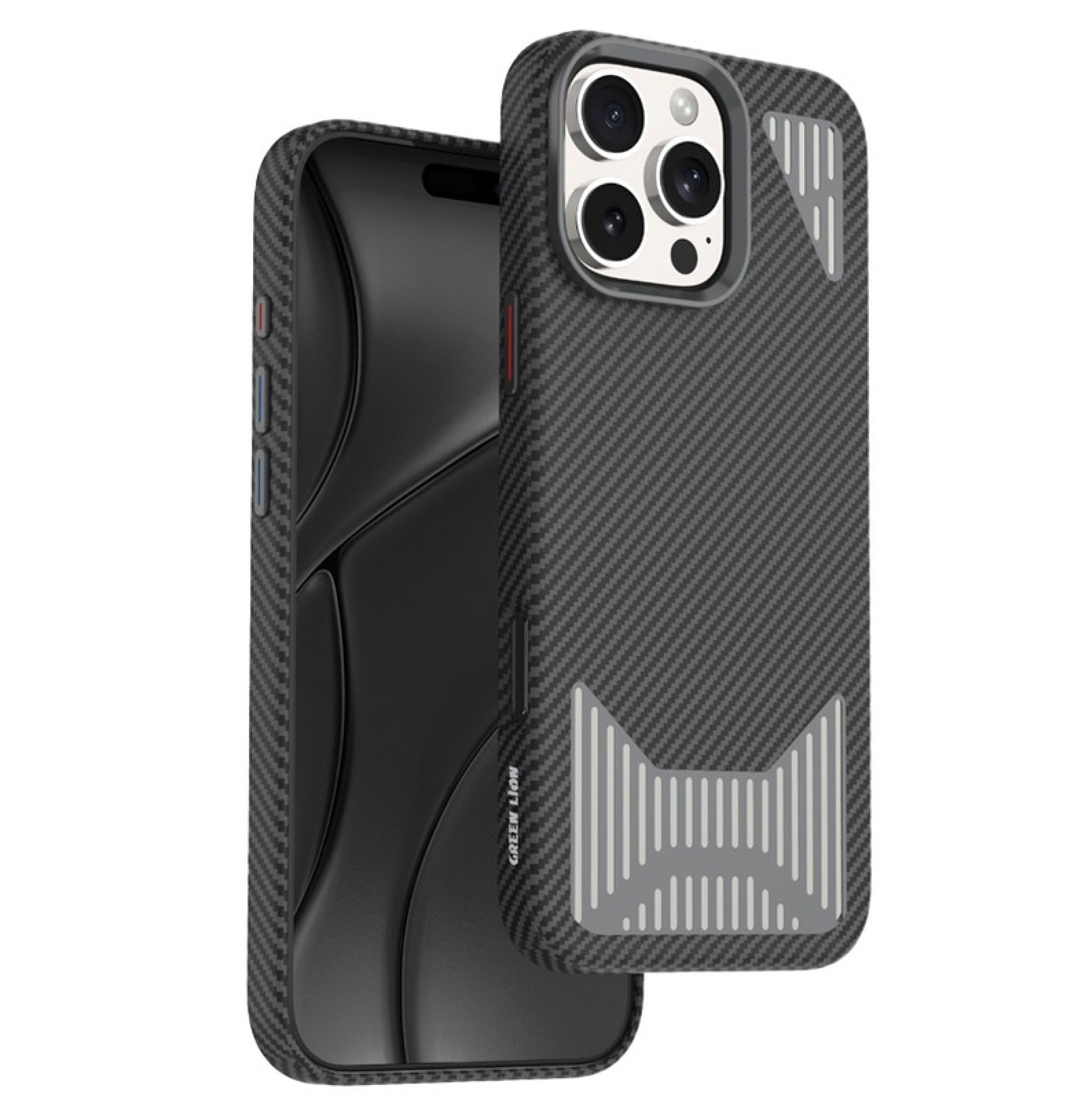 Case iPhone 16 Pro Max MagSafe MetalShield 3in1 design