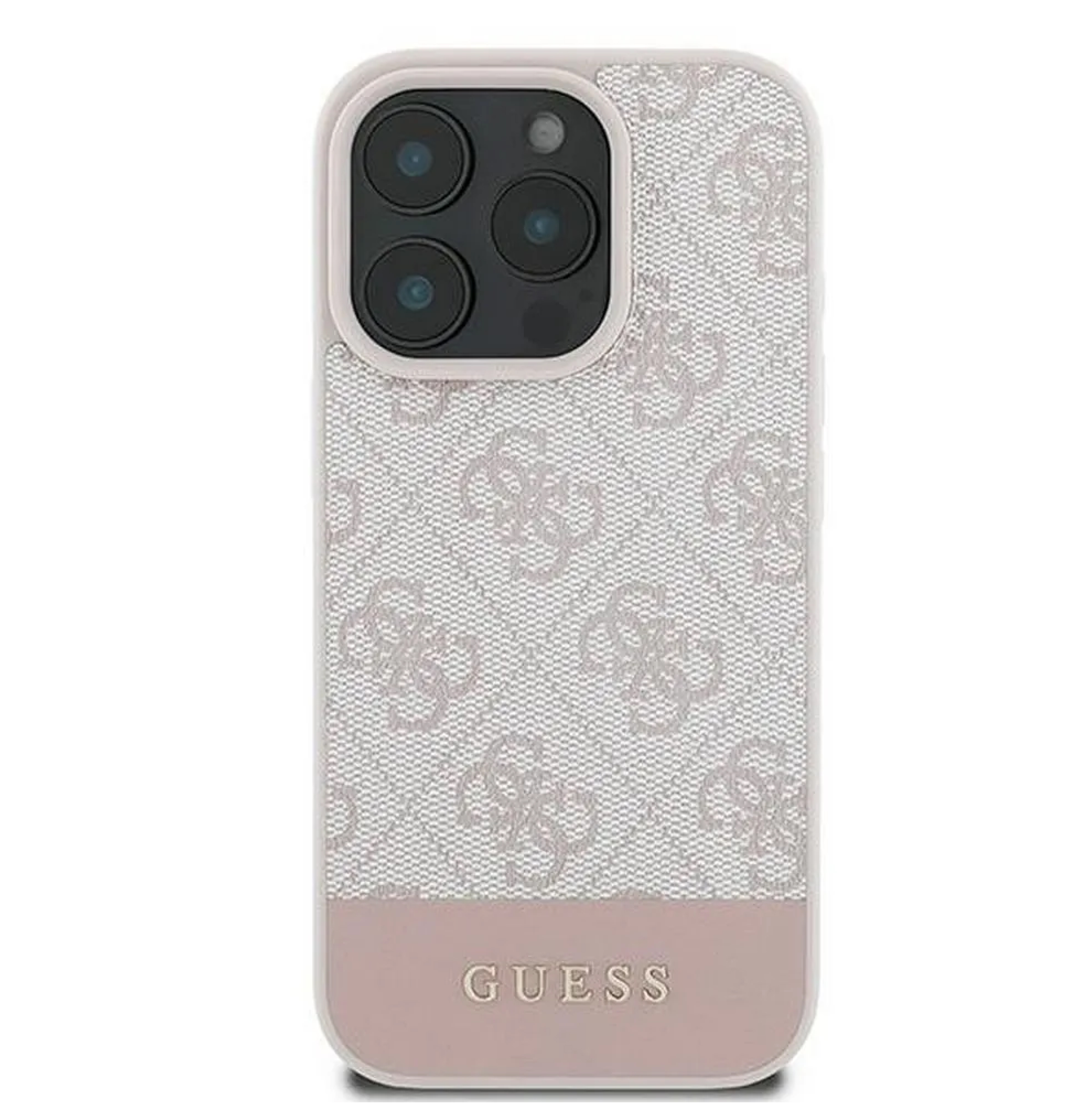 Case iPhone 16 Pro Guess PU Hard Bottom Stripe