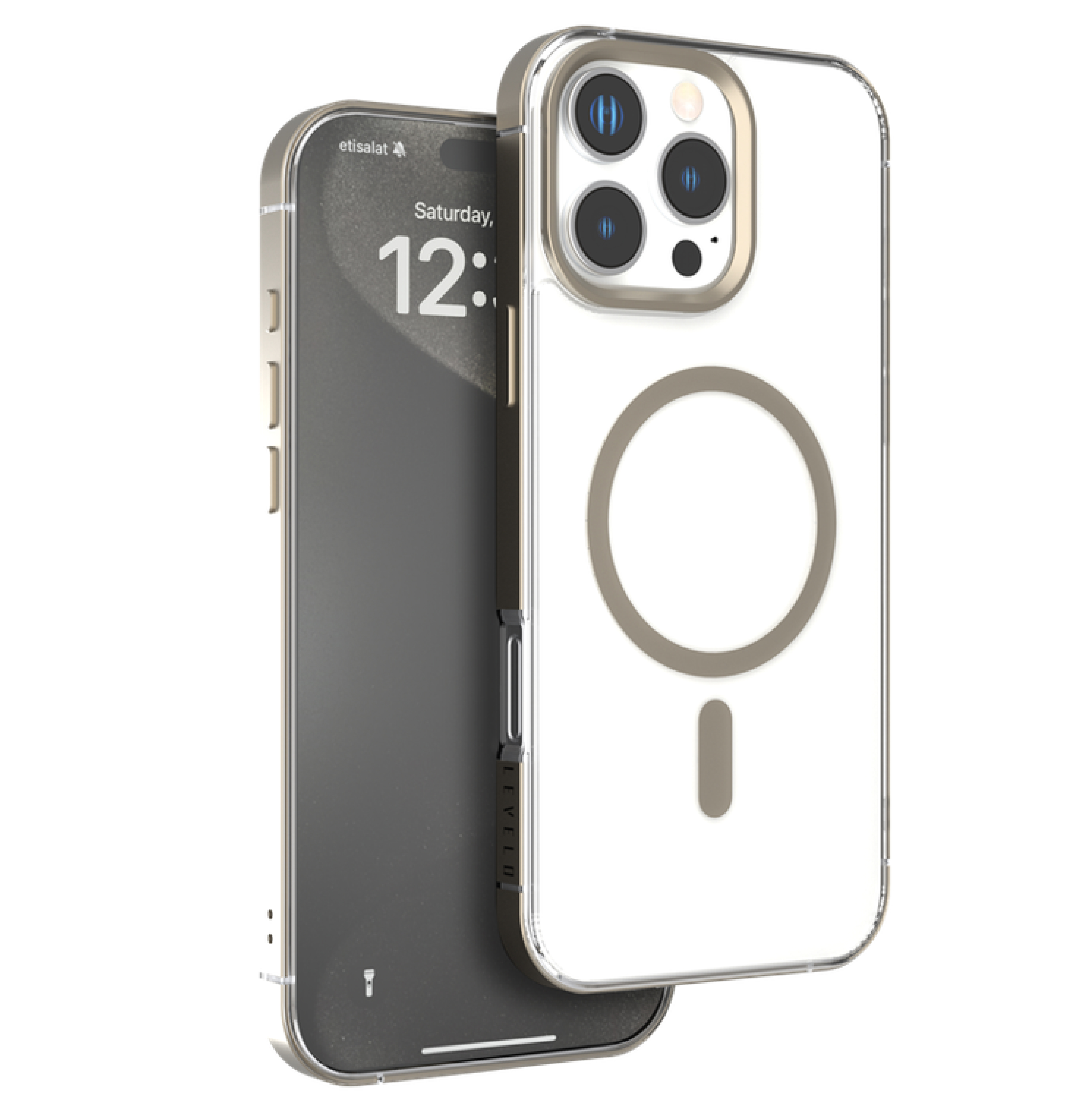 Case iPhone 16 Pro Levelo Claire Aluminum Bumper