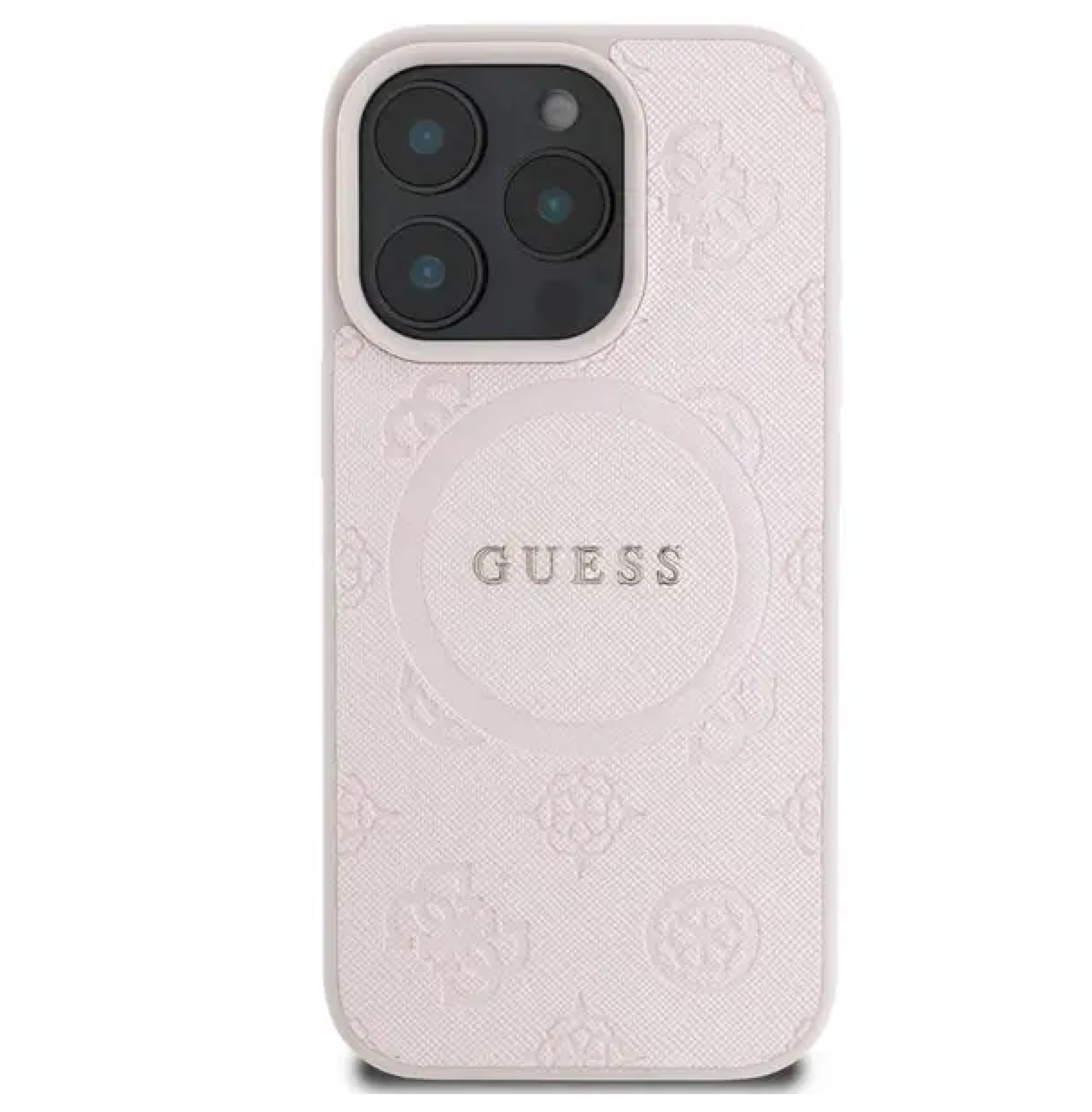 Case iPhone 16 Pro Guess Magsafe Saffiano PU Hard Classic Logo